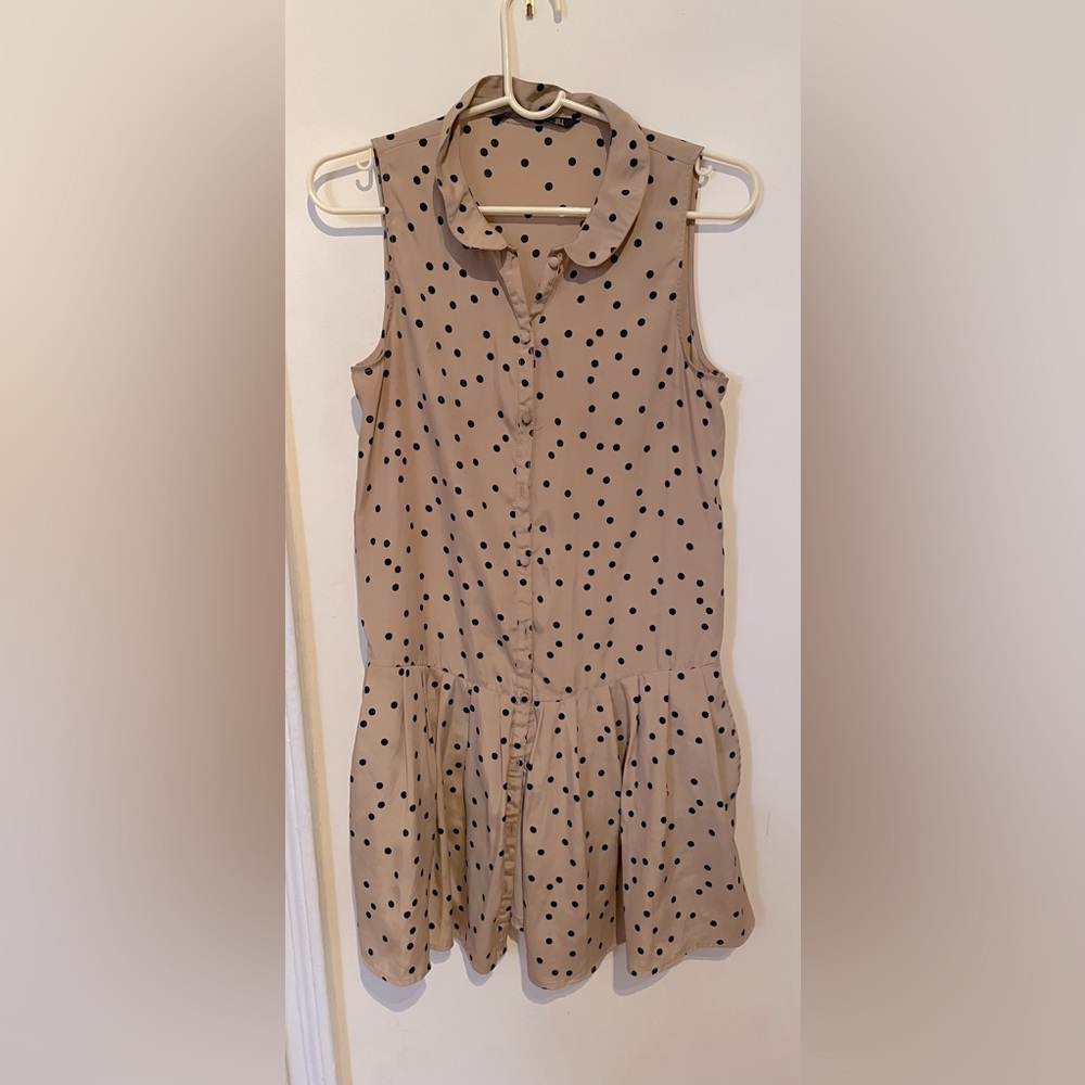 Cute polka dot Zara dress 1920s style